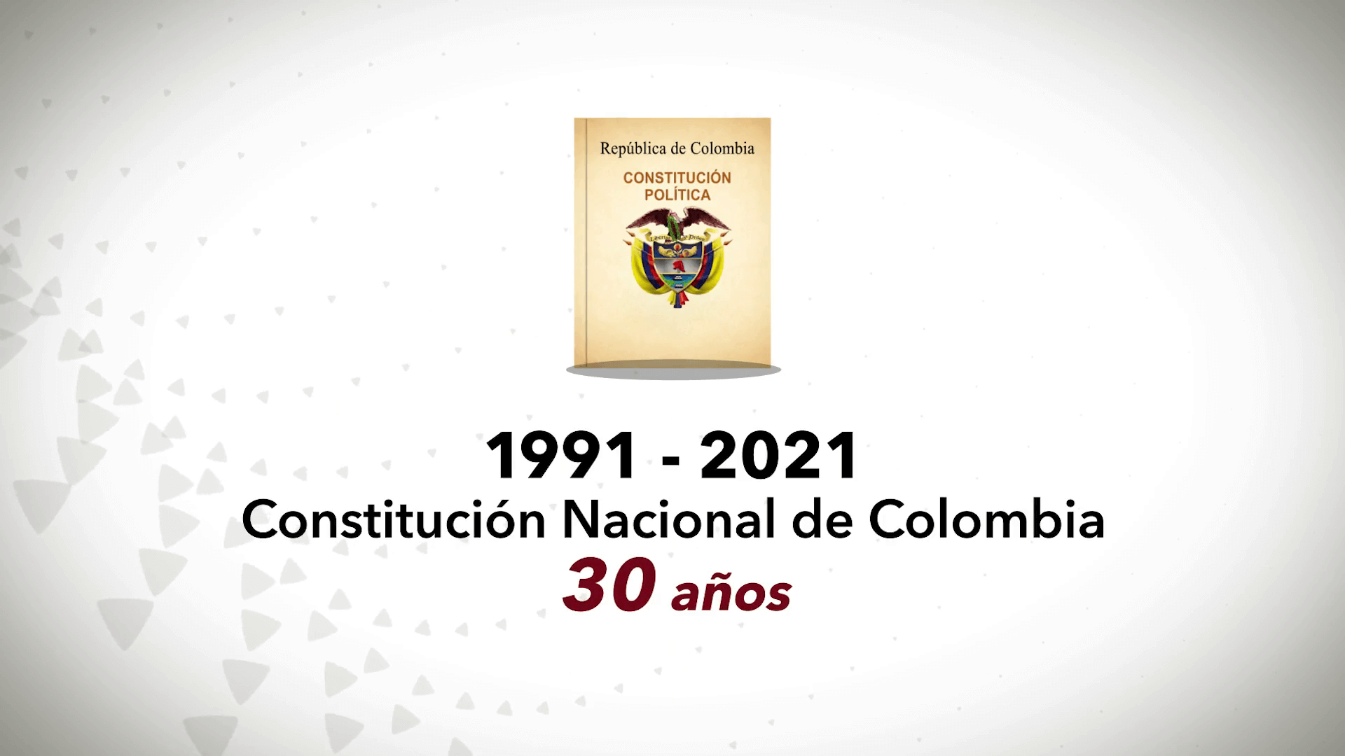 Constitución Nacional de Colombia, 30 años