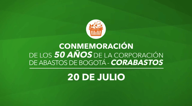 Conmemoración de los 50 años de la Corporación de Abastos de Bogotá