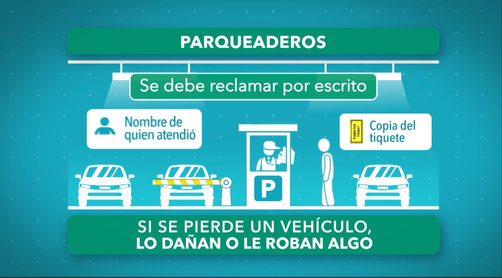¿Qué se debe hacer si mi vehículo se daña en el parqueadero?